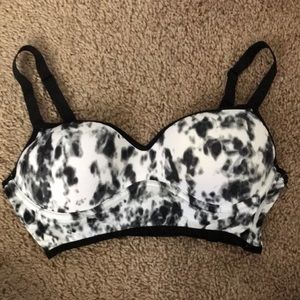 VS Pink SM push up bralette strappy fun back
